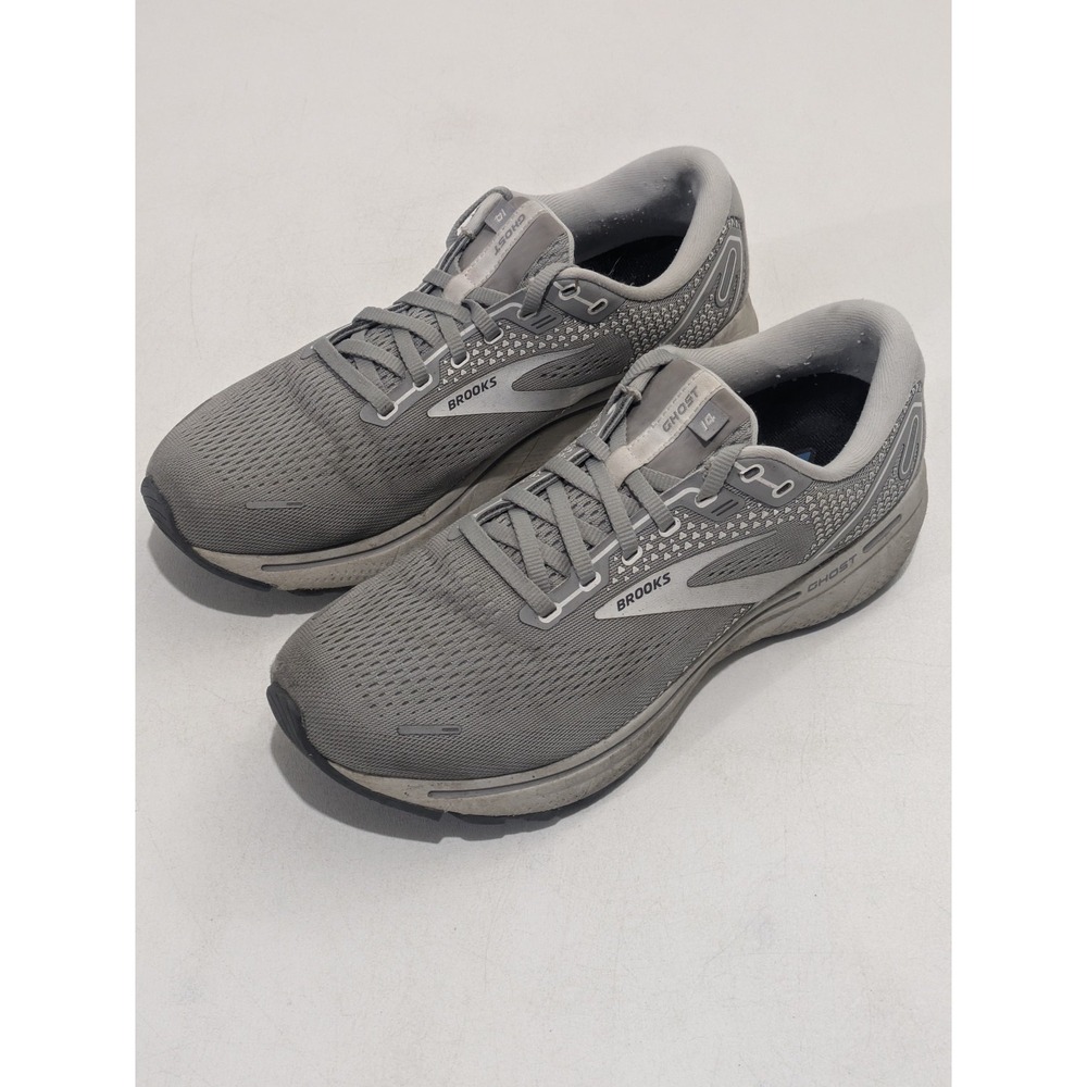 Brooks Ghost 14 Womens Grey Running Shoes Wide D 1203561D089‎ Size 11